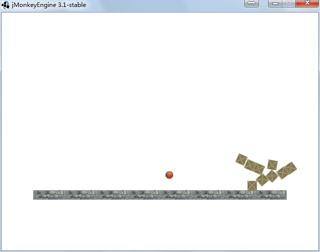 篮球击垮了木箱